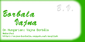 borbala vajna business card