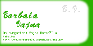 borbala vajna business card